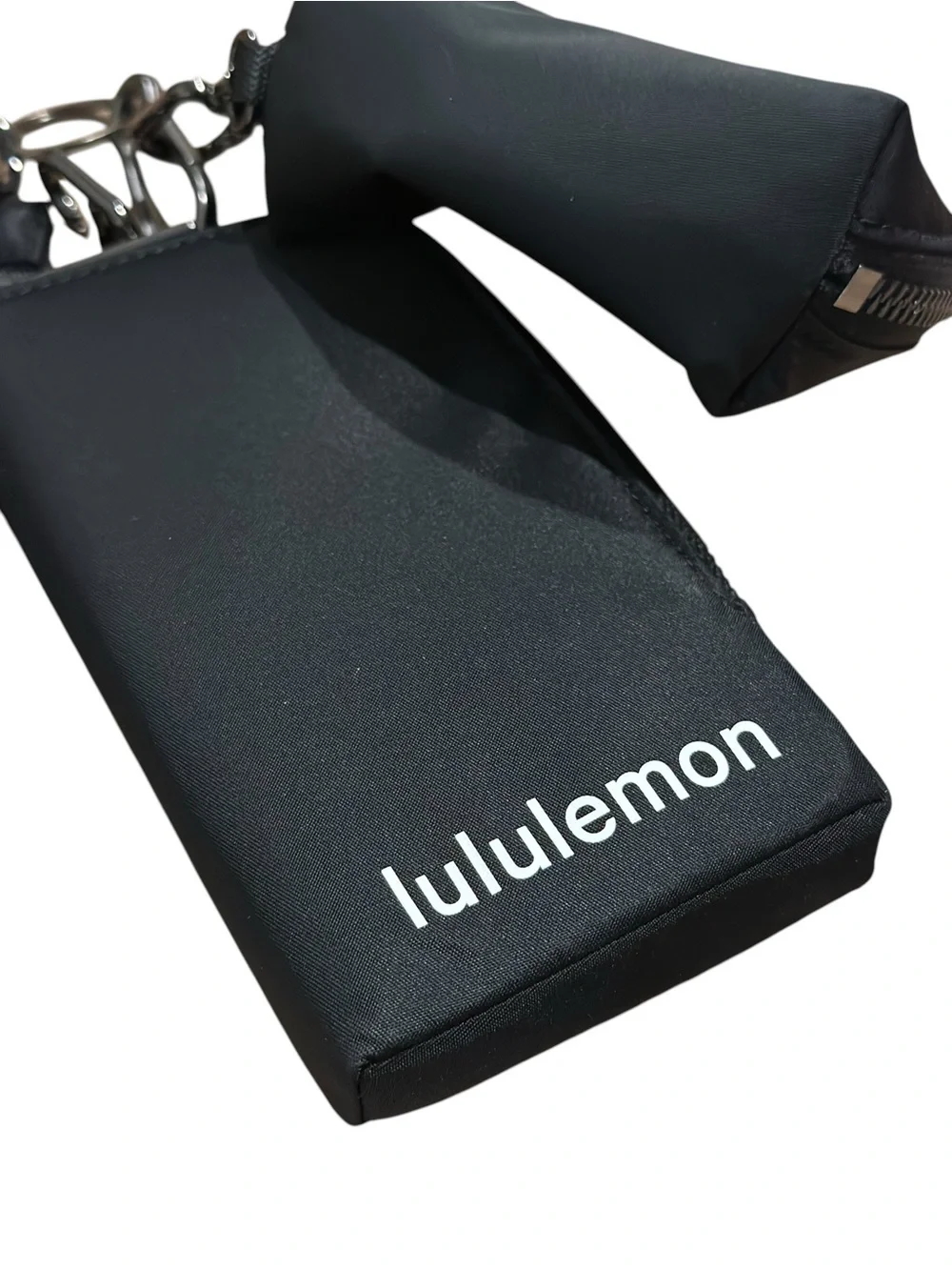 NWOT Lululemon Athletica Black Wristlet Tech Pouch Set for Men